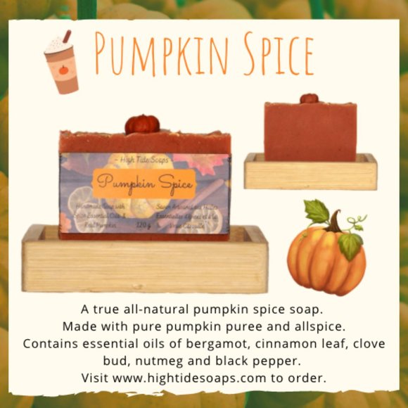 Pumpkin Spice All Natural Handmade Soap - Picture 3 of 3